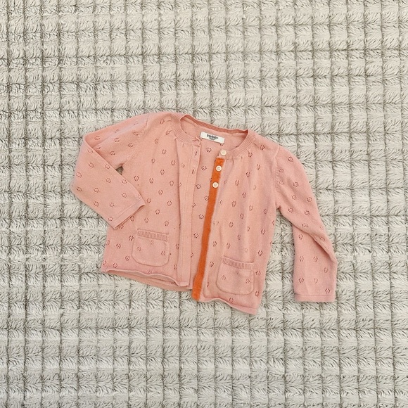 Baby Boden Pink Cardigan - Picture 1 of 3